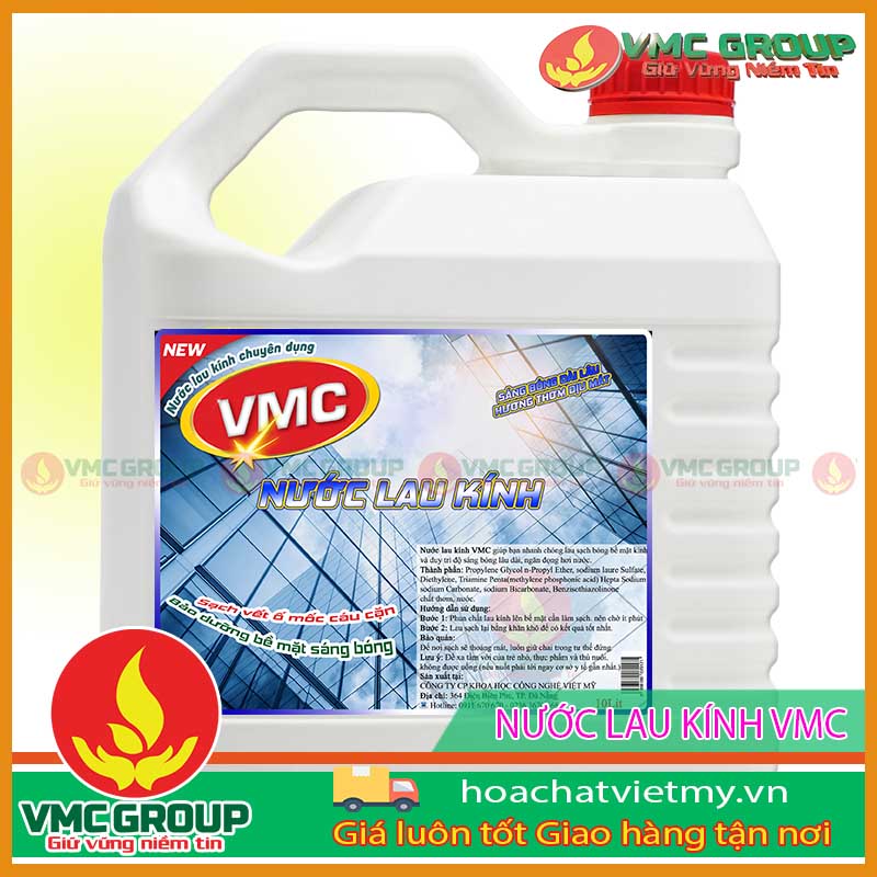Nước lau kính VMC can 10l Nước lau kính VMC can 10l