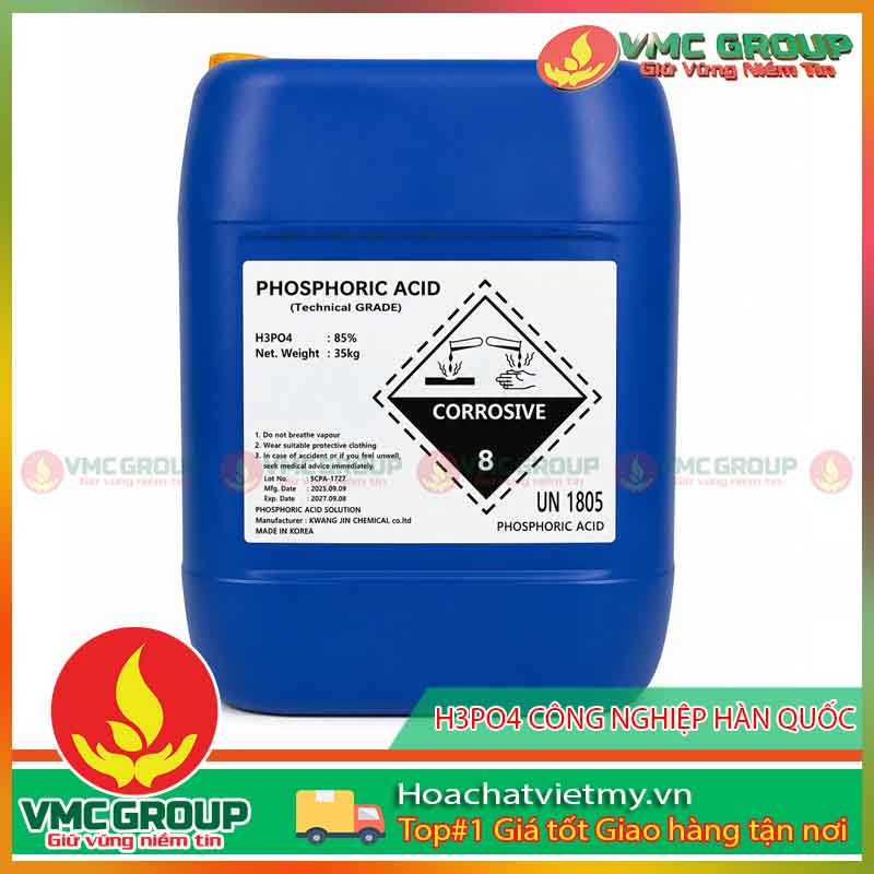 ACID PHOSPHORIC 85% - H3PO4 CONG NGHIEP HAN QUOC