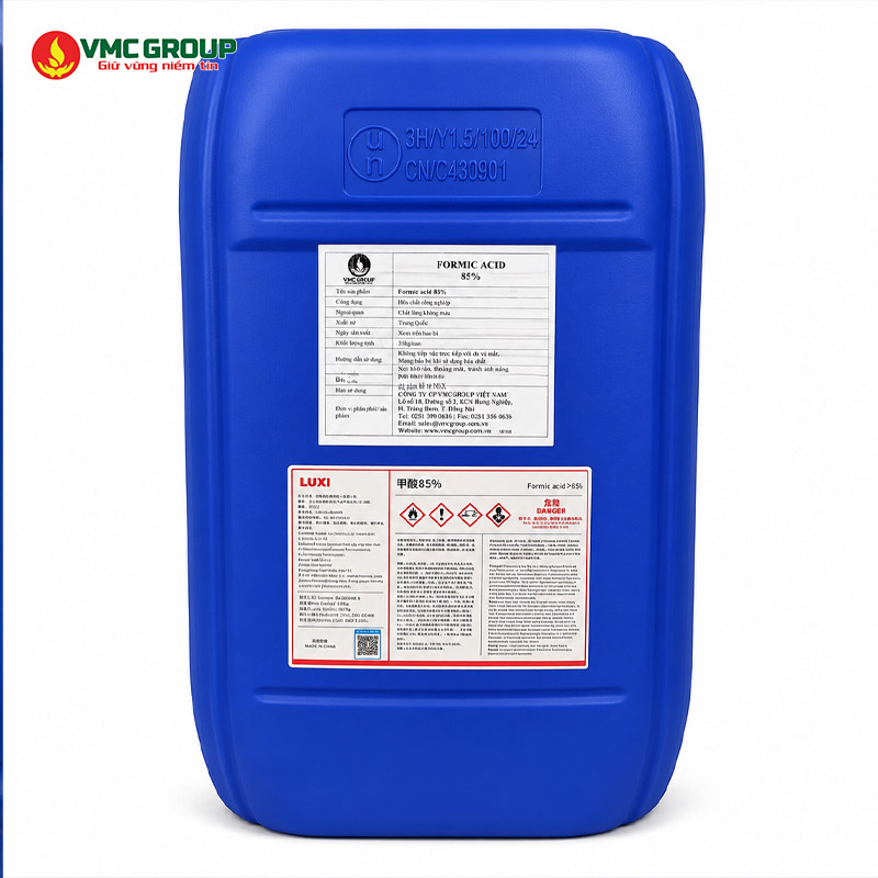 AXIT FORMIC (HCOOH) CAN 35KG LUXI TRUNG QUOC