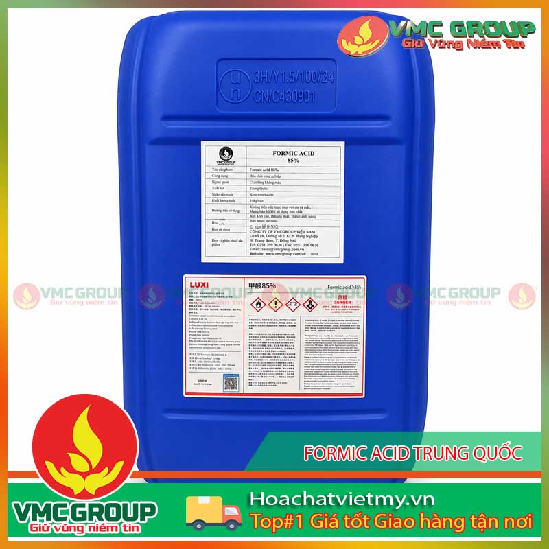 AXIT FORMIC (HCOOH) - FORMIC ACID LUXI TRUNG QUOC CAN 35KG