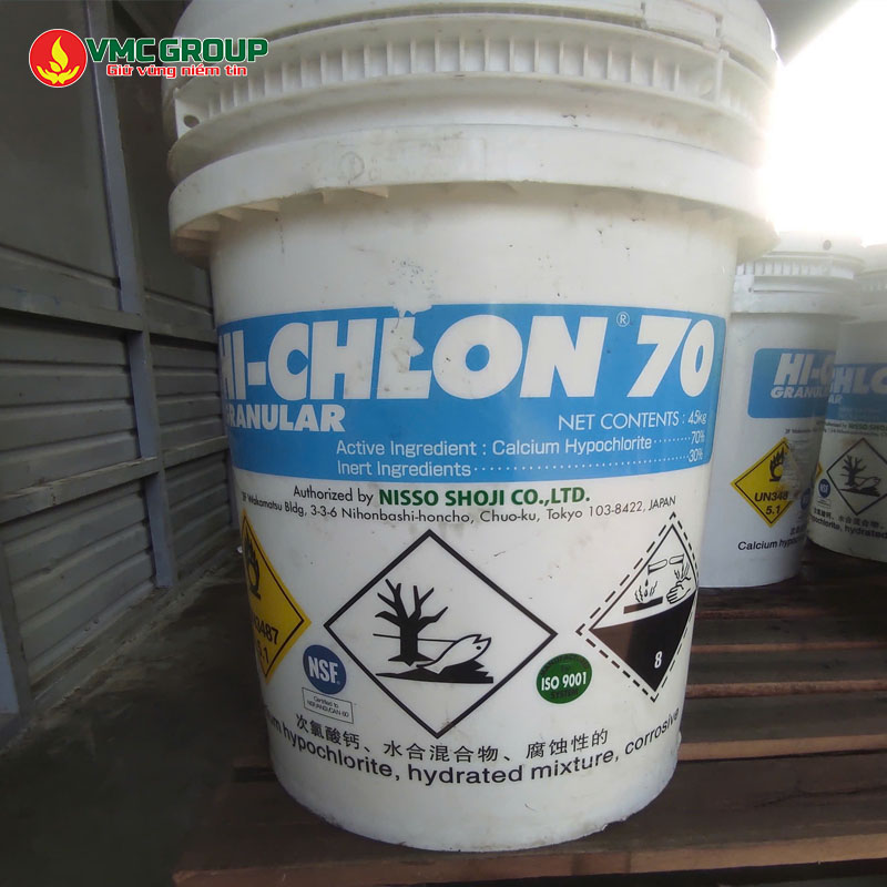 CHLORINE HI-CHLON 70% CLORIN NIPPON NHAT BAN