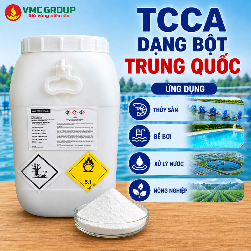TCCA DANG BOT THUNG 25KG TRUNG QUOC