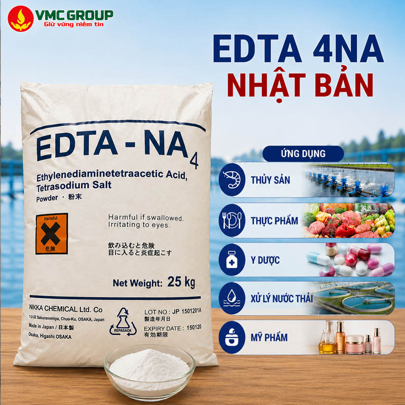 EDTA 4NA BAO 25KG NHAT BAN