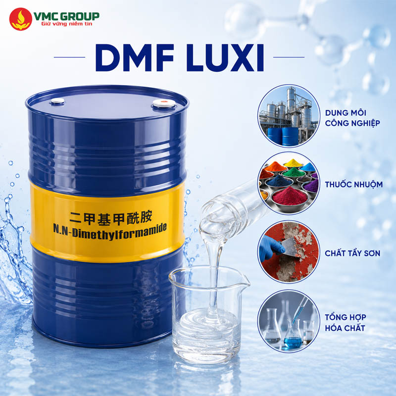 DMF LUXI PHUY 190KG - DIMETHYLFORMAMIDE - C3H7NO TRUNG QUOC