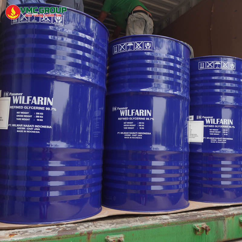 GLYCERINE WILFARIN INDONESIA PHUY 250KG C3H8O3