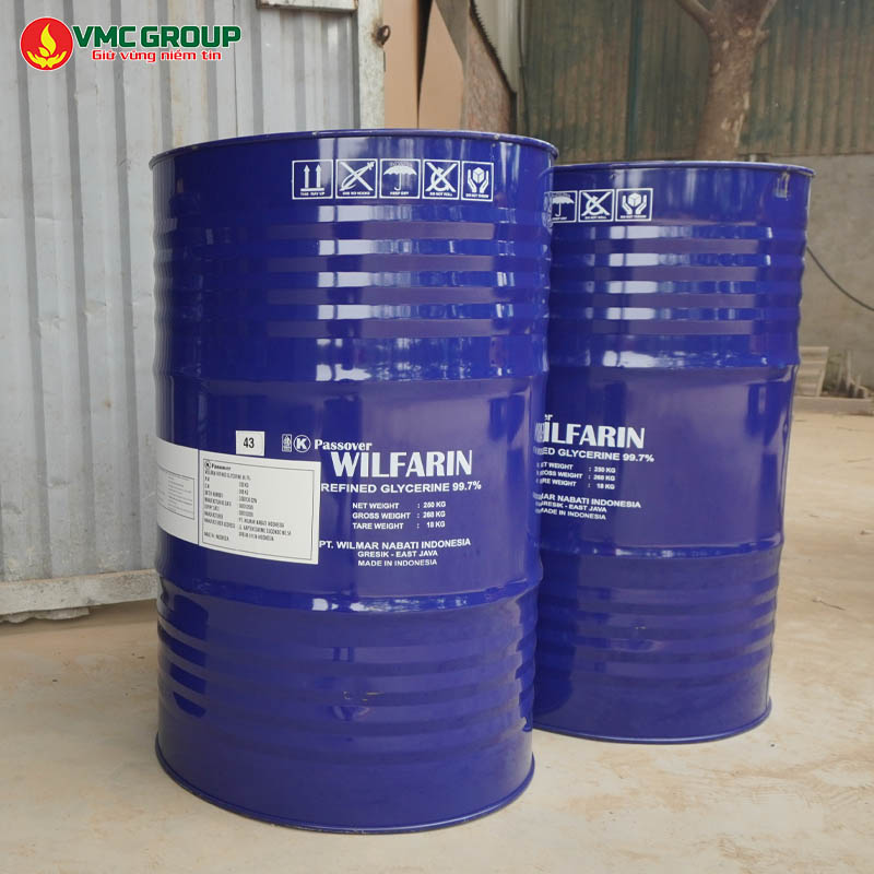 GLYCERINE WILFARIN PHUY 250KG INDONESIA C3H8O3