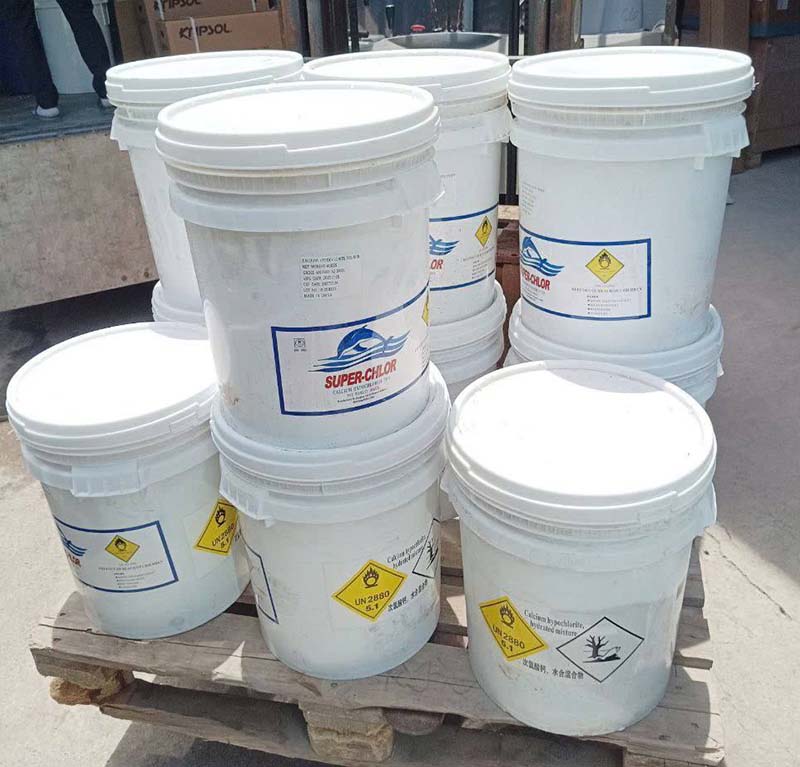 Clorin 70% Super Chlor Ca(OCl)2 Calcium Hypochloride Trung Quoc thung 40kg
