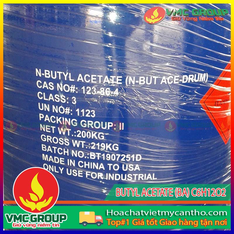 Butyl Acetat sử dụng trong nhiều lĩnh vực công nghiệp