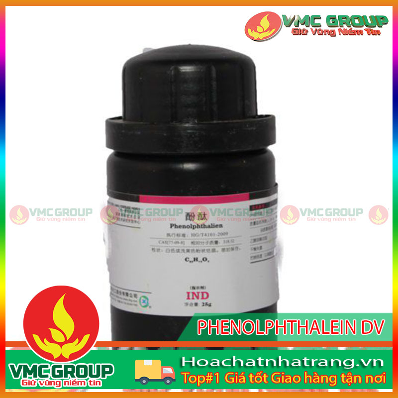 Mua hóa chất Phenolphthalein tại Việt Mỹ đảm bảo chất lượng