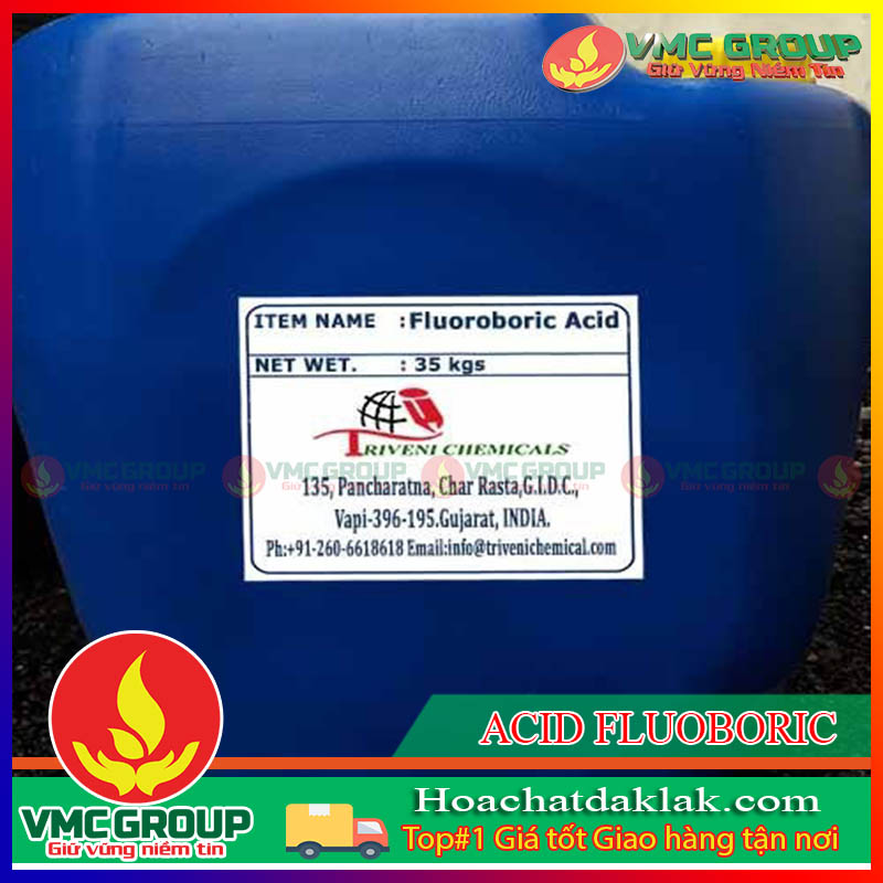 Axit Fluoroboric được dùng nhiều trong xử lý bề mặt xi mạ, nhôm