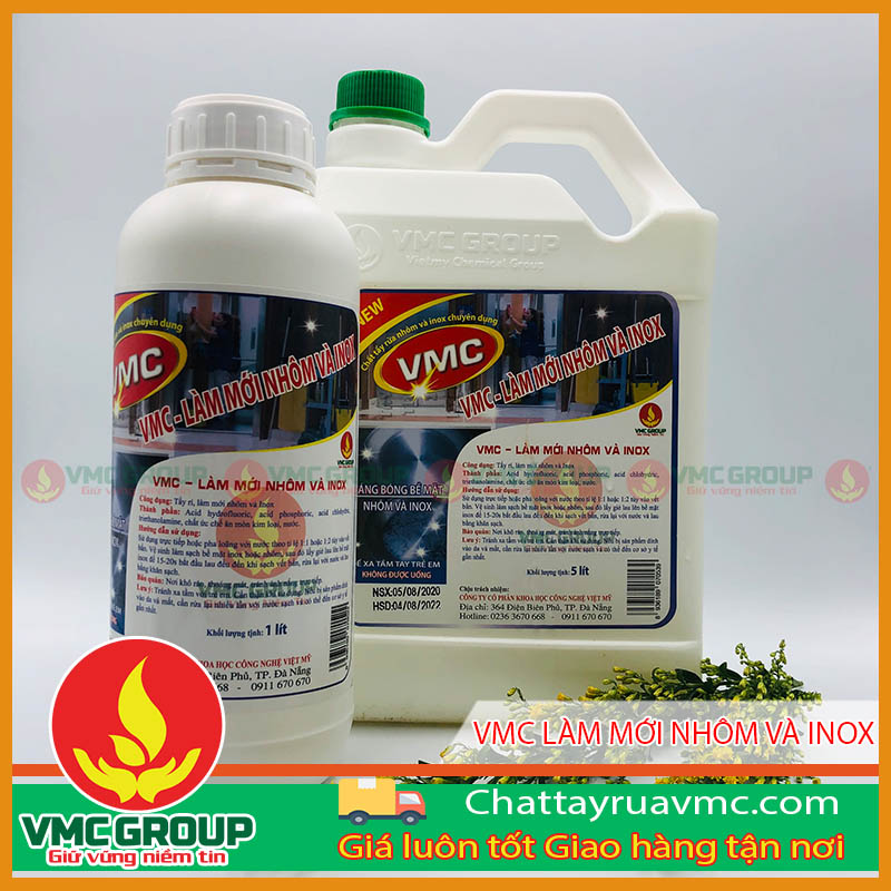 VMC - Làm mới nhôm và inox giúp tẩy inox hiệu quả