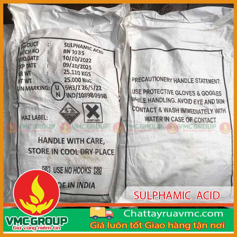 Axit sulfamic được dùng trong nhiều ngành công nghiệp