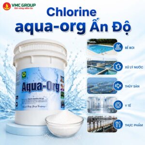 CHLORINE AQUA-ORG ẤN ĐỘ – CA(OCL)2 – CALCIUM HYPOCHLORIDE