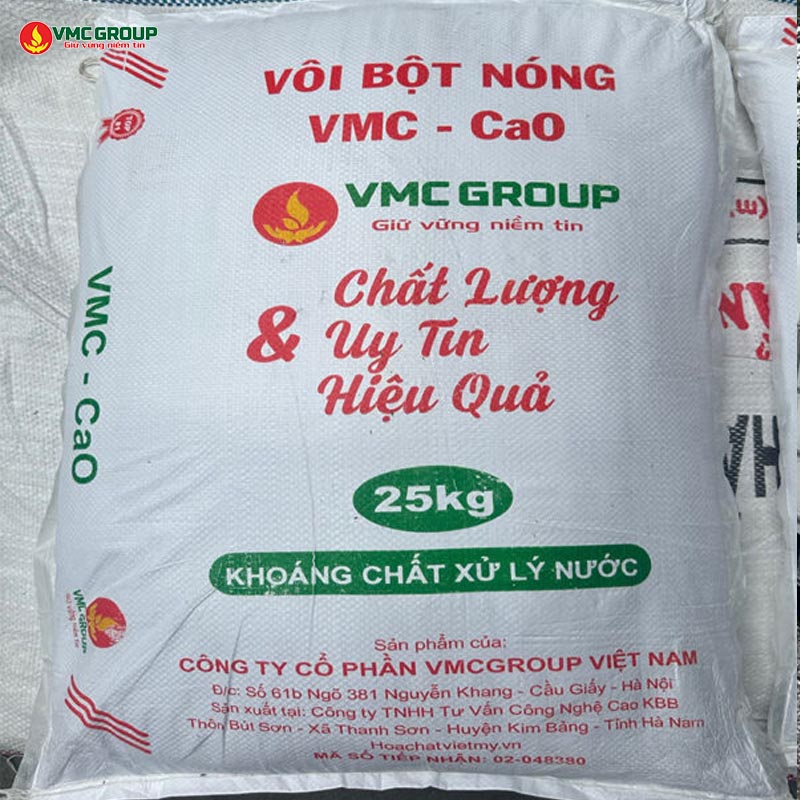 VOI BOT NONG VMC - CAO (CANXI OXIT)
