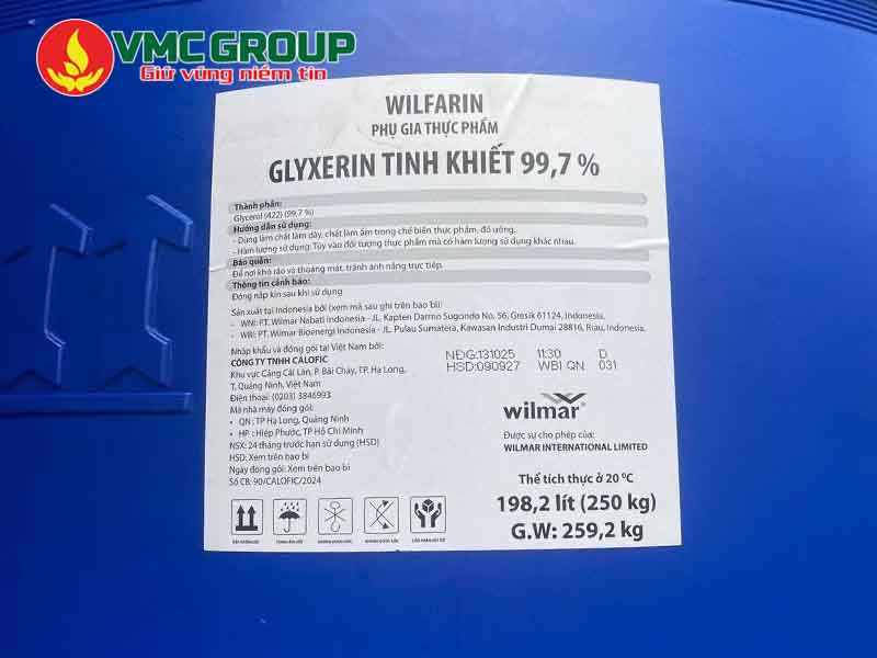 Glycerine thực phẩm