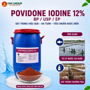 POVIDONE IODINE 12% PVP IODINE NGUYÊN LIỆU ẤN ĐỘ