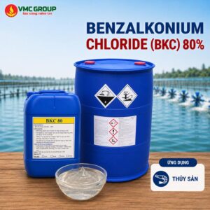 HOÁ CHẤT THUỶ SẢN BKC 80% CAN 20KG, PHUY 200KG - MỸ, TRUNG QUỐC