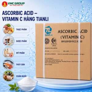 ASCORBIC ACID – VITAMIN C HÀNG TIANLY TRUNG QUỐC THÙNG 25KG