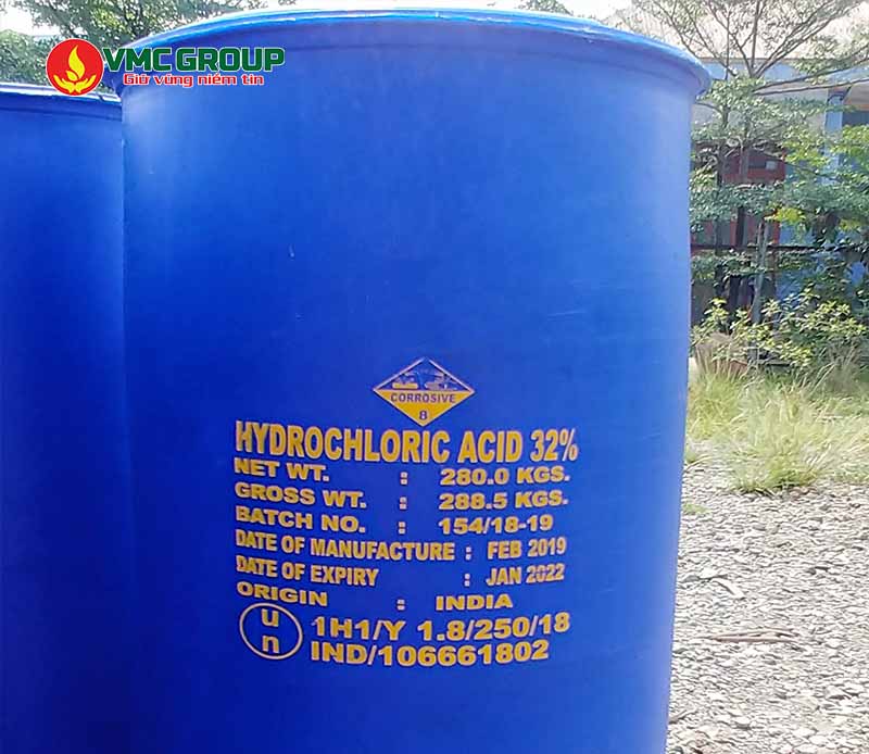 Axit Clohydric giúp tẩy cặn canxi hiệu quả