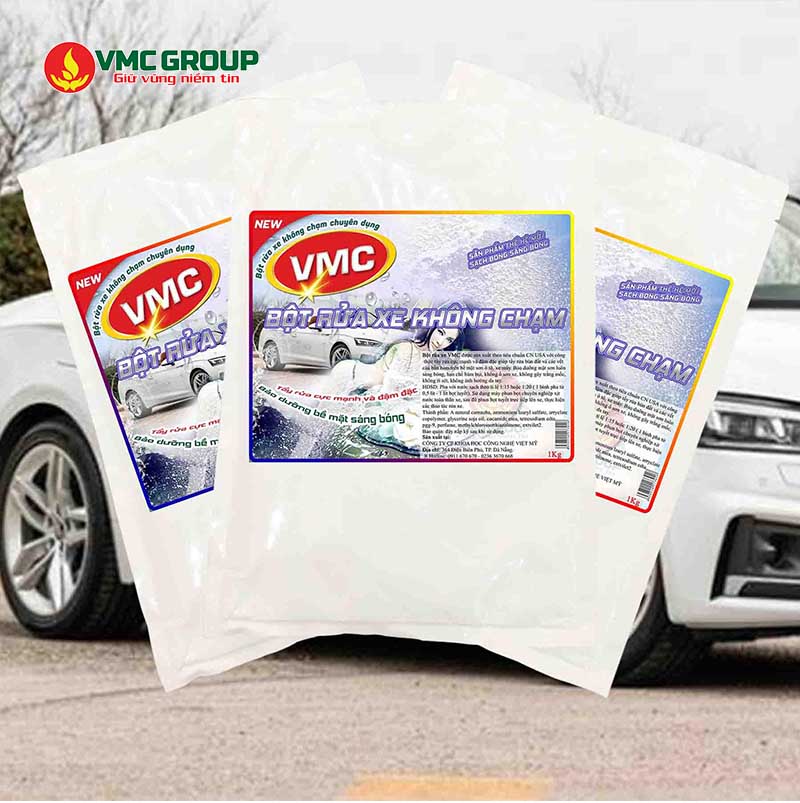 Bột rửa xe không chạm VMC được sử dụng phổ biến