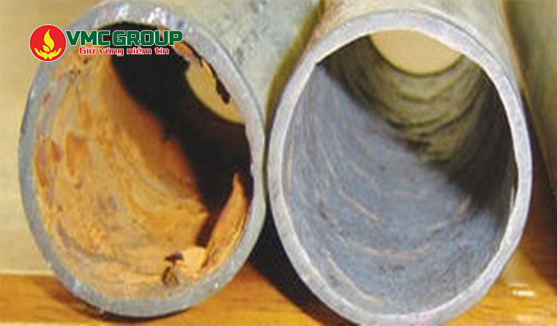 Hóa chất tẩy rửa đường ống nước sinh hoạt giúp làm sạch cặn bẩn bám trong đường ống triệt để