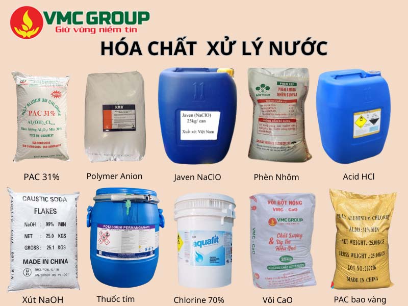 Hóa chất Việt Mỹ (VMCGROUP)- nhà cung cấp hóa chất xử lý nước uy tín