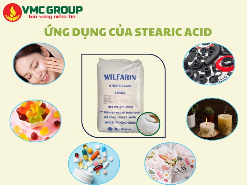 Ứng dụng của Stearic Acid trong đời sống