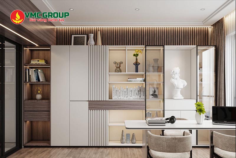 Melamine được dùng trong phủ bề mặt nội thất