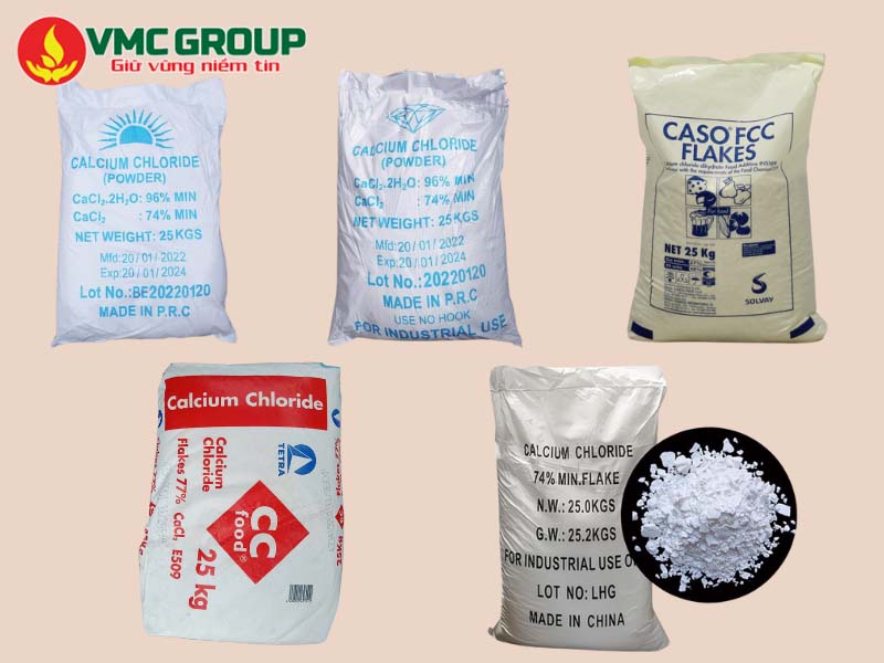 Các dòng sản phẩm Canxi Clorua tại hóa chất Việt Mỹ