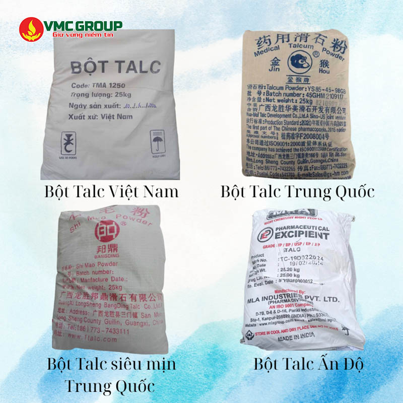 Hóa chất Việt Mỹ cung cấp nhiều loại bột talc