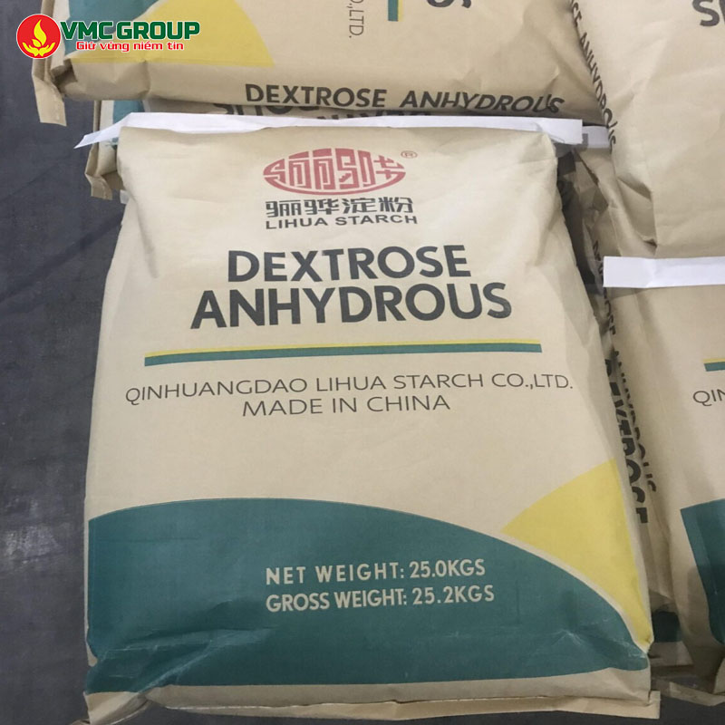 DUONG DEXTROSE ANHYDROUS HANG LIHUA TRUNG QUOC BAO 25KG