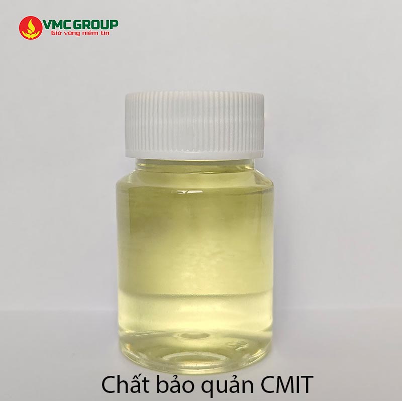 Chất bảo quản CMIT có dạng lỏng màu vàng nhạt
