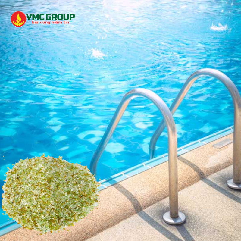 Cát thủy tinh dùng lọc nước bể bơi