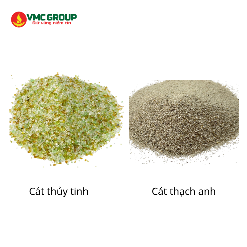 So sánh cát thủy tinh và cát thạch anh