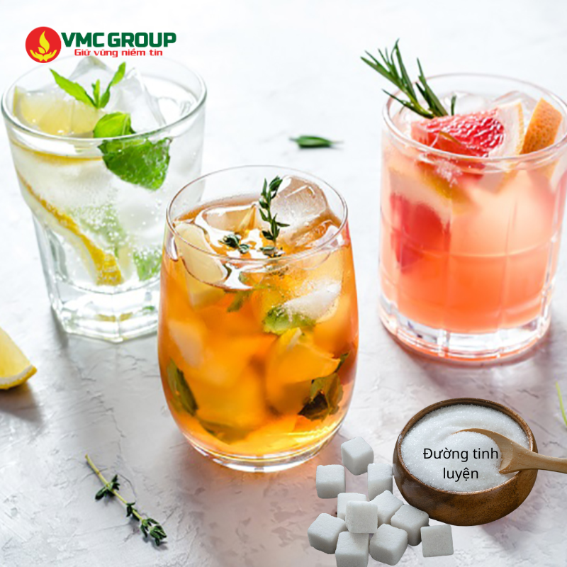 Đường tinh luyện dùng trong đồ uống