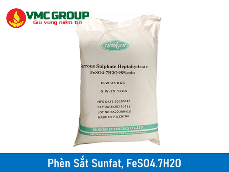 Giá phèn sắt Ferrous Sulphate hiện nay bao nhiêu?