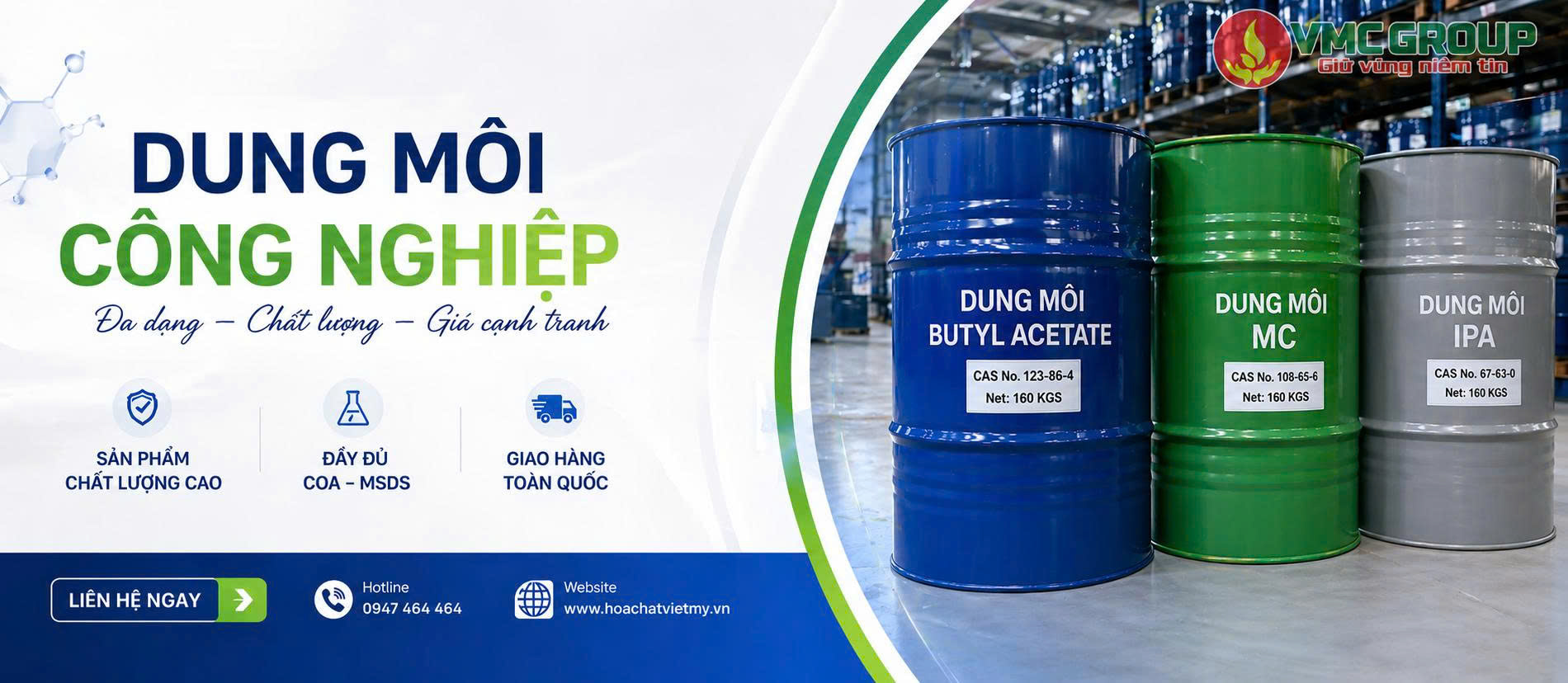 đại lý dung môi công nghiệp