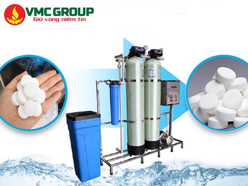 Sử dụng trong hệ thống làm mềm nước