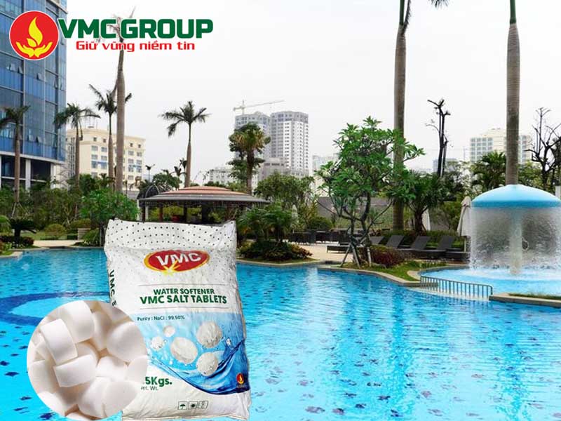 Ứng dụng muối viên trong xử lý nước bể bơi