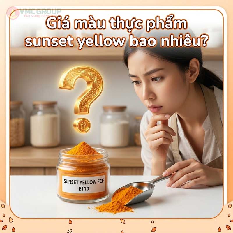 Giá phụ gia sunset yellow