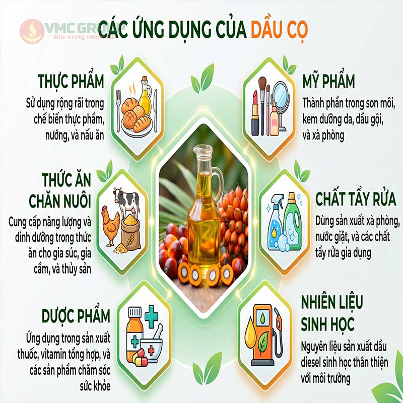 Ứng dụng của dầu cọ