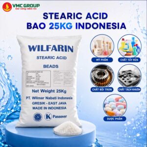 STEARIC ACID BAO 25KG HÀNG WILFARIN INDONESIA
