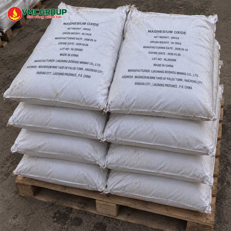 MAGIE OXIT - MgO TRUNG QUOC BAO 50KG