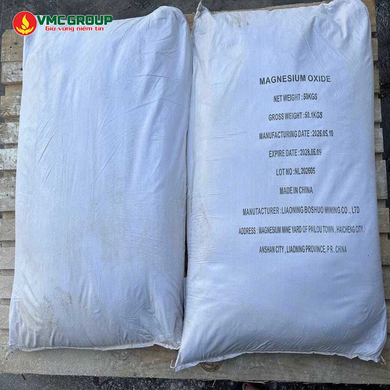 MAGNESIUM OXIDE MgO TRUNG QUOC BAO 50KG