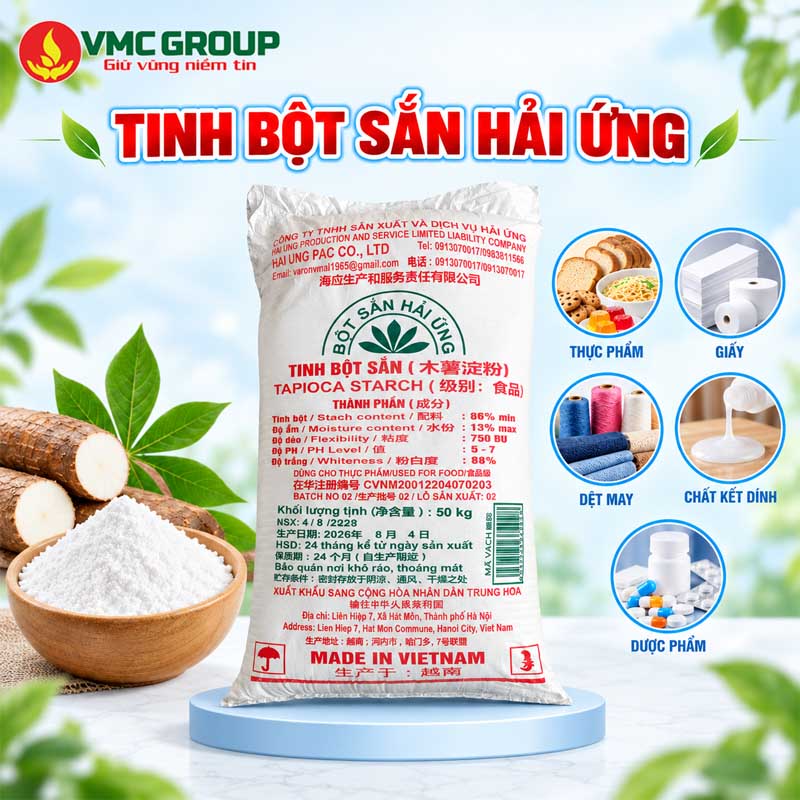 Tinh bột sắn Hải Ứng Tinh bột sắn Hải Ứng